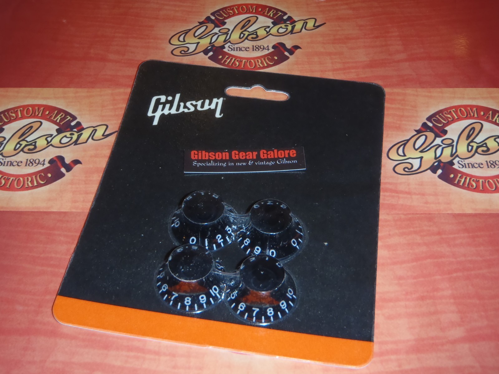 Gibson Les Paul Knobs Set Bell Black SG Guitar Parts V ES RD Custom Project NOS