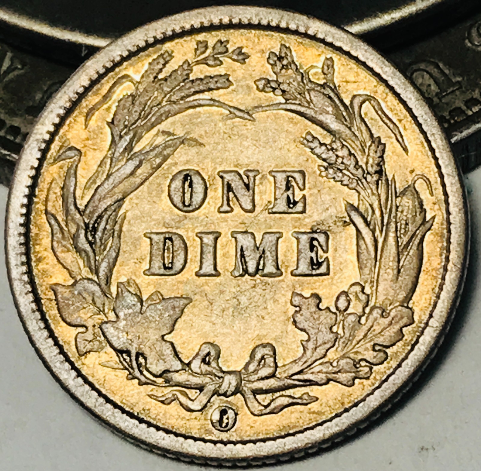 1894 O Barber Dime 10c Liberty Head Ungraded 90% Silver US Coin CC30610