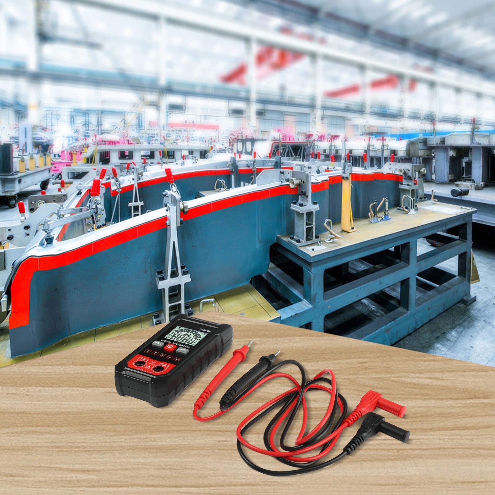 Digital TA806A Multimeter with Auto Ranging and Easy Operation Features