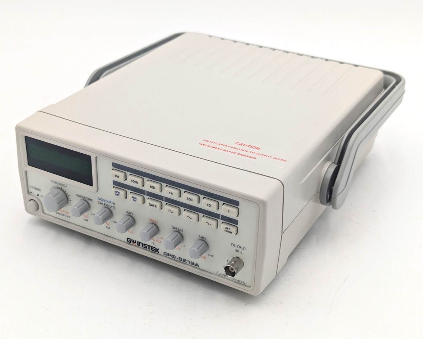 GW INSTEK GFG-8219A Function Generator, 3MHz, 6-Digits, Analog