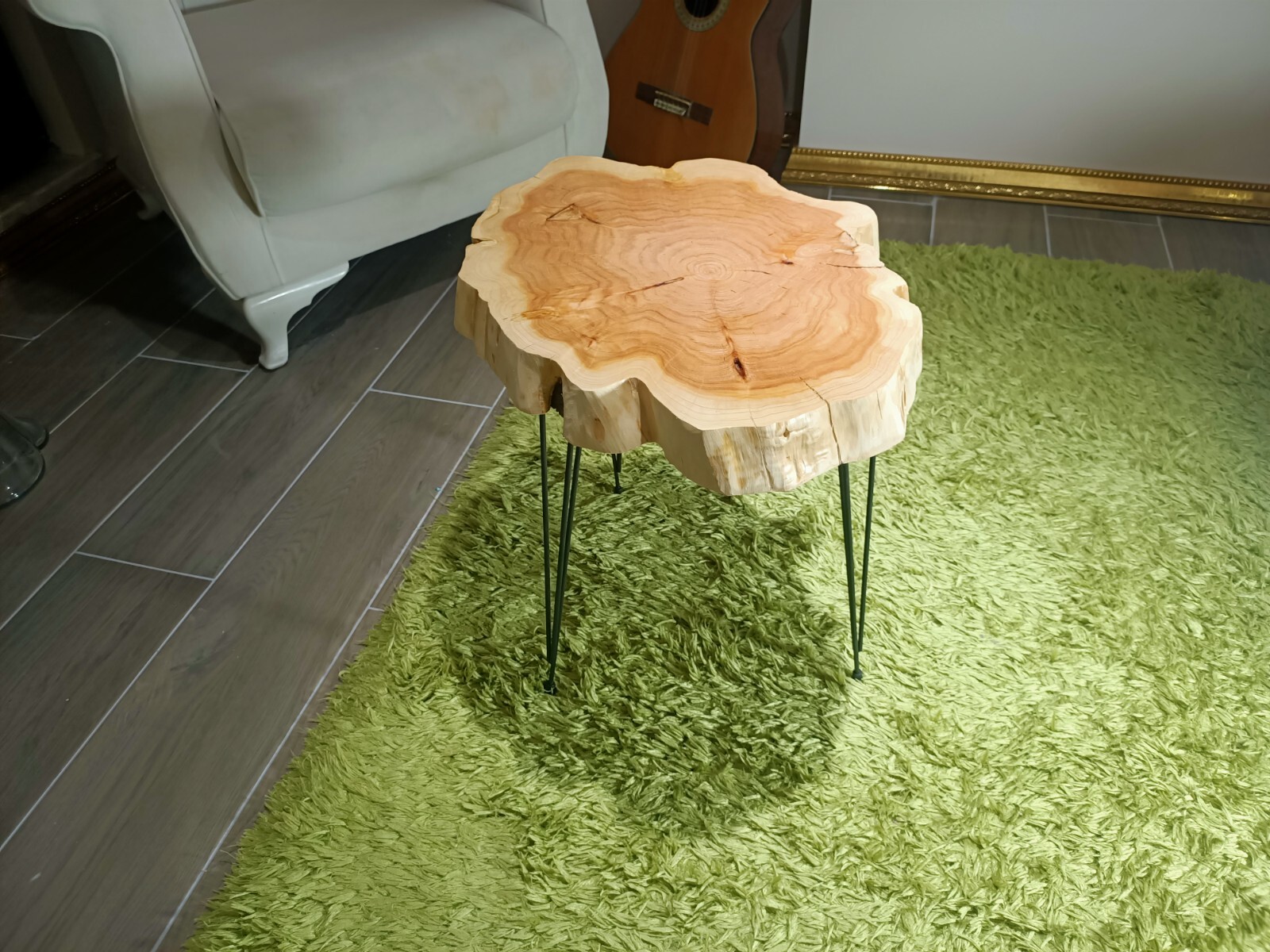 Live Edge Coffee Table Rustic Coffee Table Natural Cypress Tree