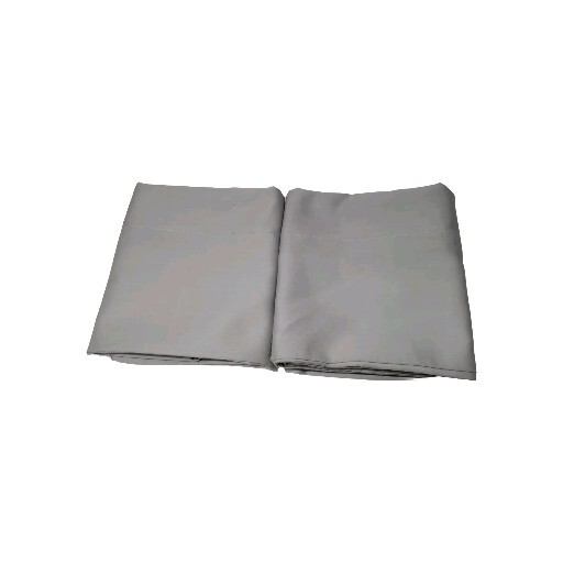 Set Of 2 Grey Pillowcases Polyester Microfiber Fabric 20 X 28 Standard