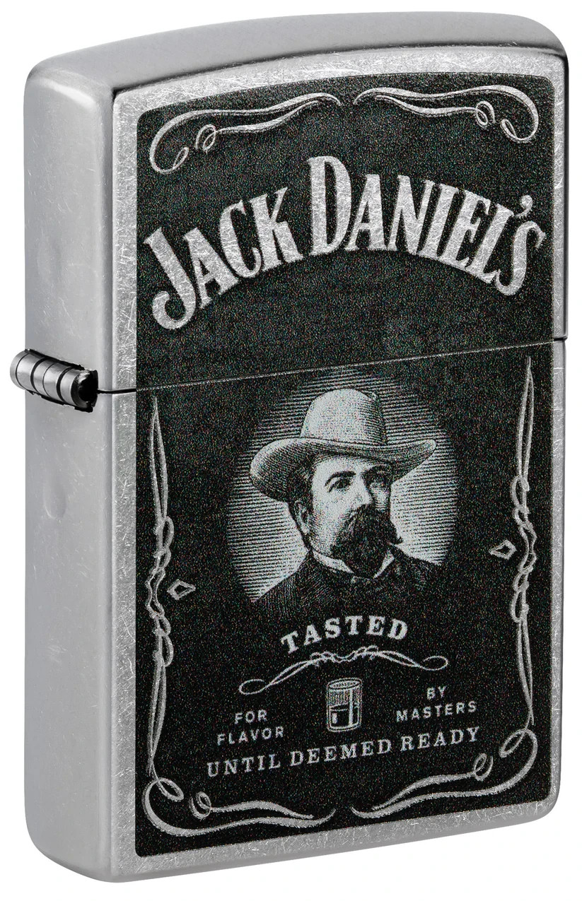 Zippo Jack Daniel's® Portrait Design Classic Street Chrome Color Image 48748
