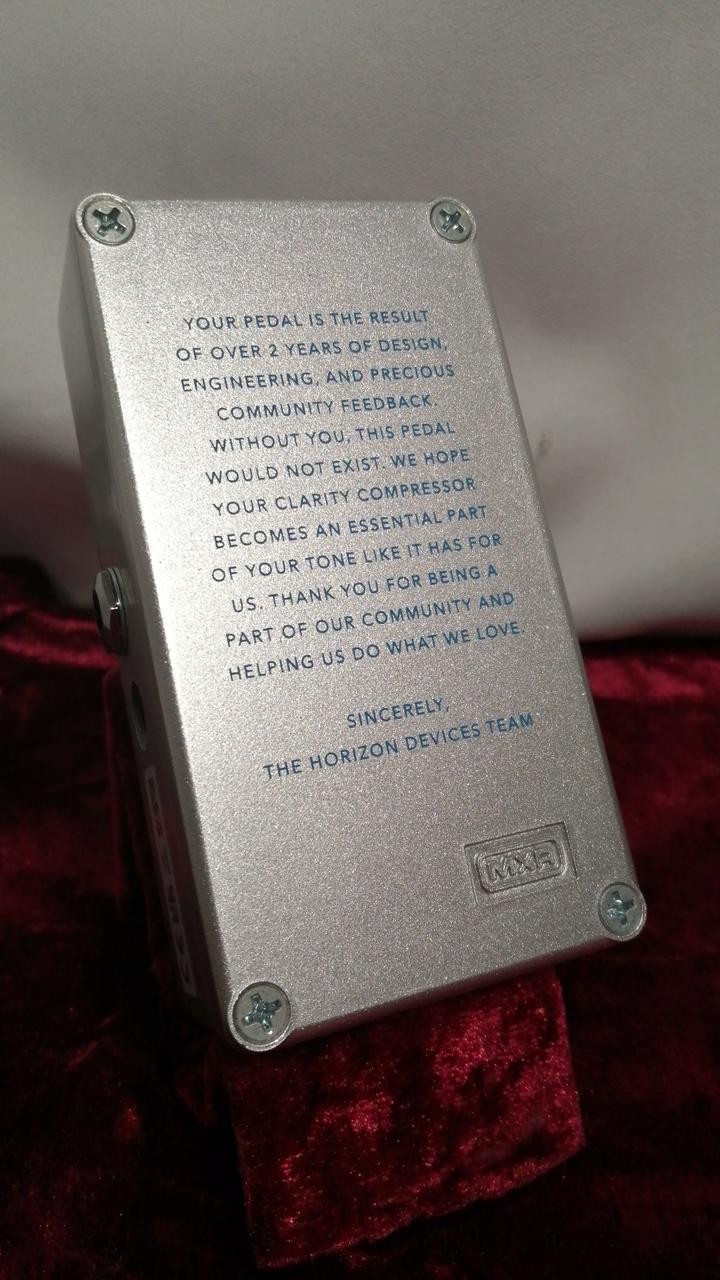 HORIZON DEVICES CLARITY COMPRESSOR Effector