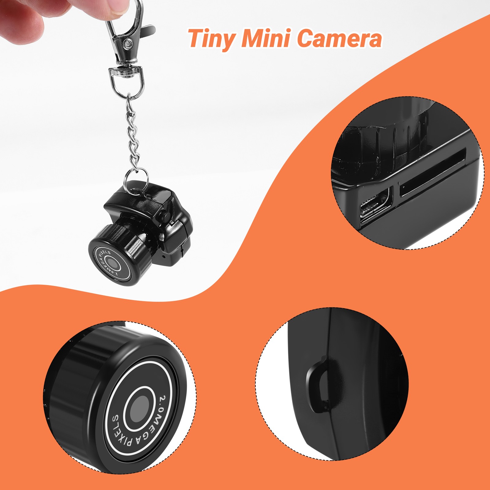 Tiny Camera Video Audio Recorder Webcam Y2000 Camcorder Small Security5782