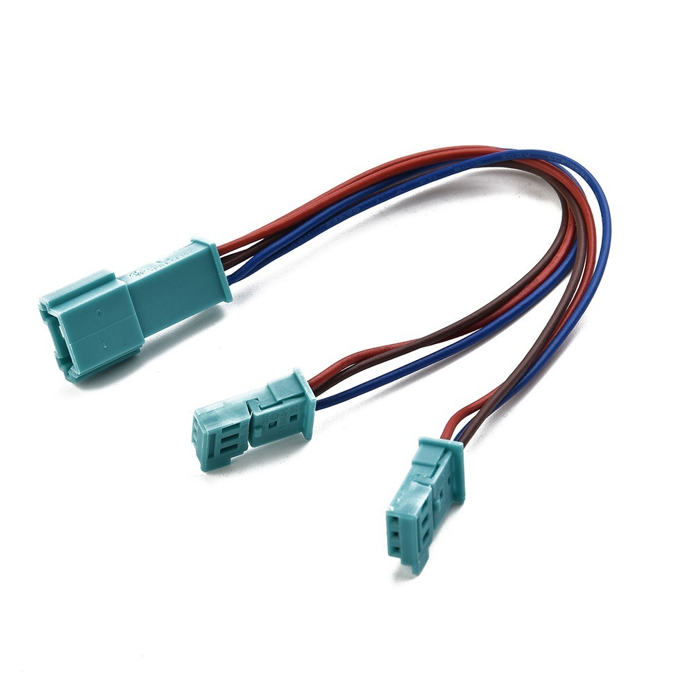 None Cable Radio Adapter Car 1pcs 3 Pin Blue Plastic & Metal Terminals