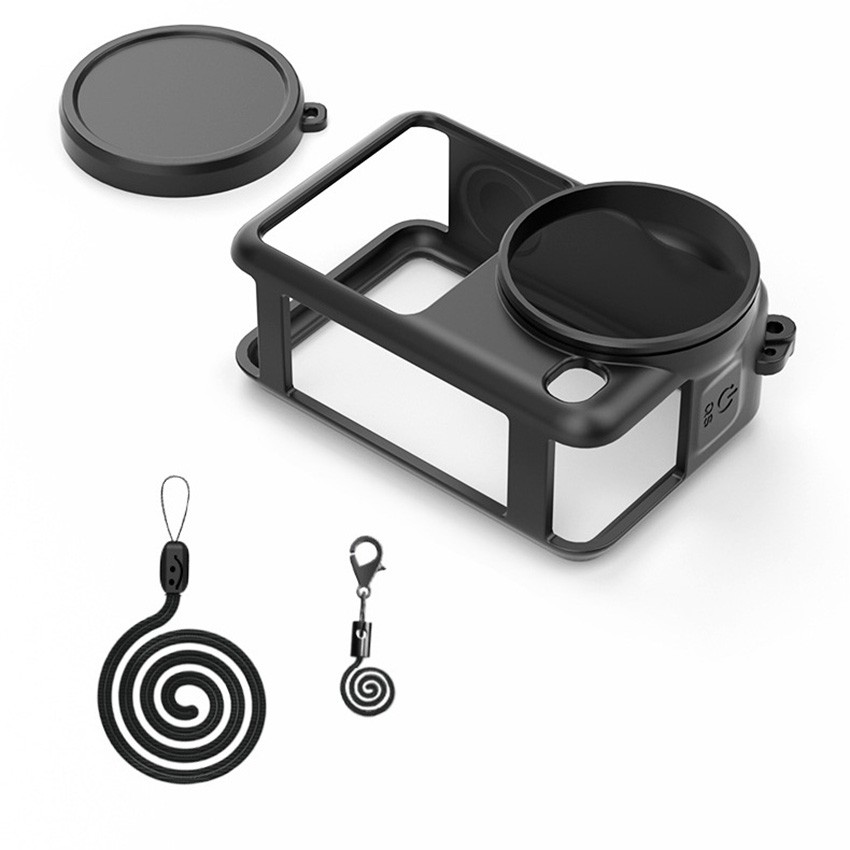 Action Camera Silicone Protective Cover Lens Protective Cap for DJI Action 6