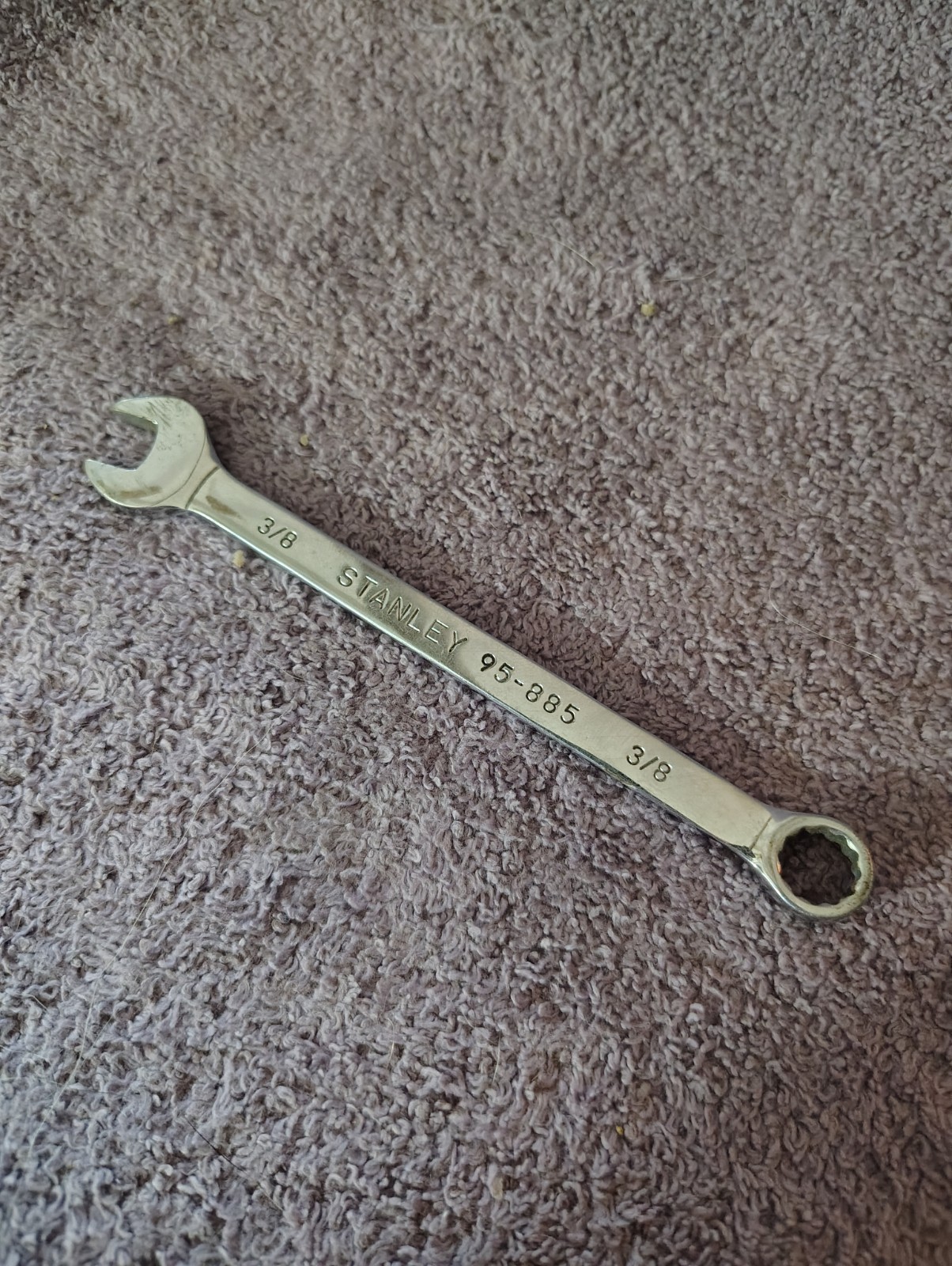 Vintage Stanley 95-885, 3/8" Combination Wrench 12 Point