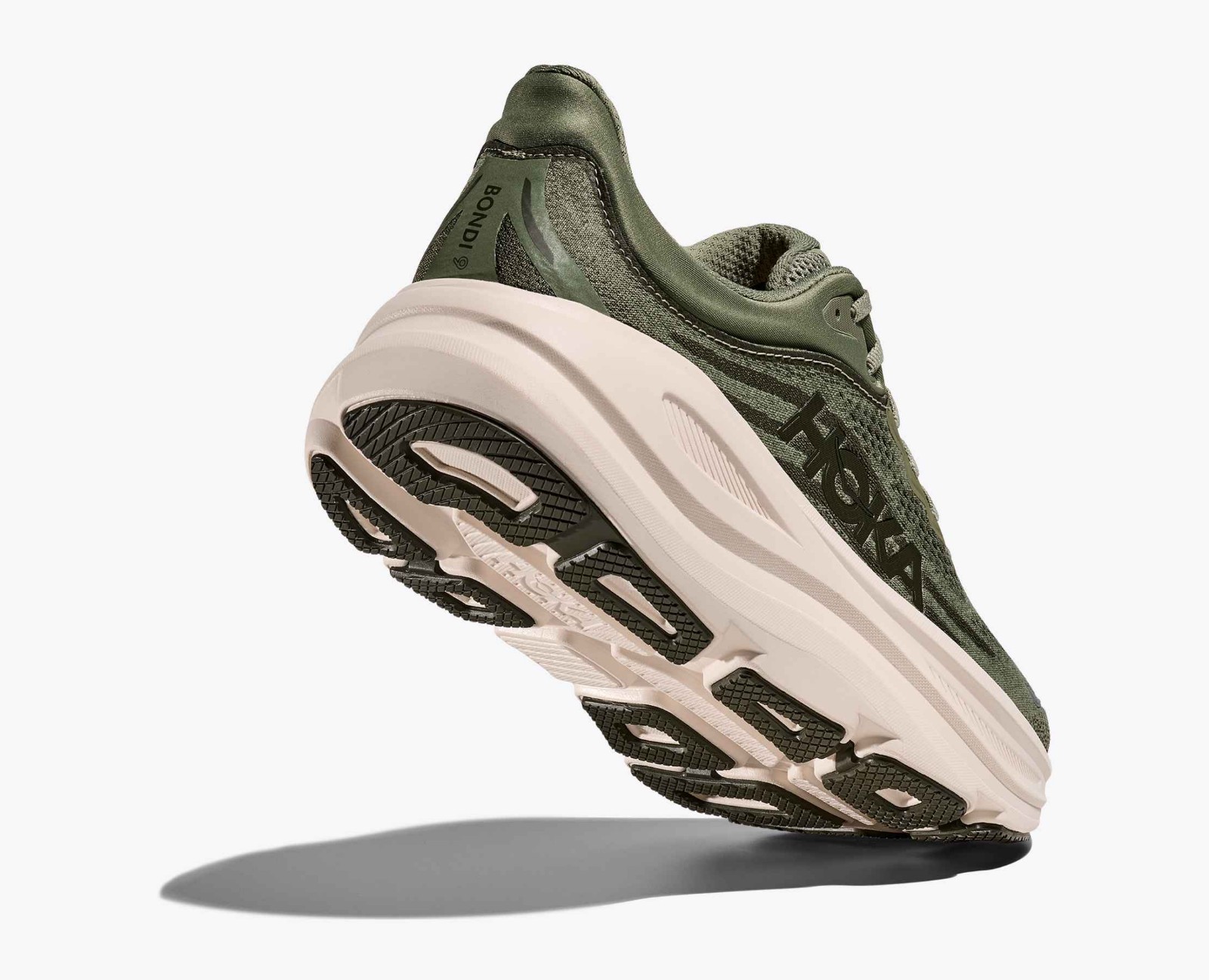Hoka Bondi 9 Men Shoe Running Sneaker Green Trainer Comfort Soft USA