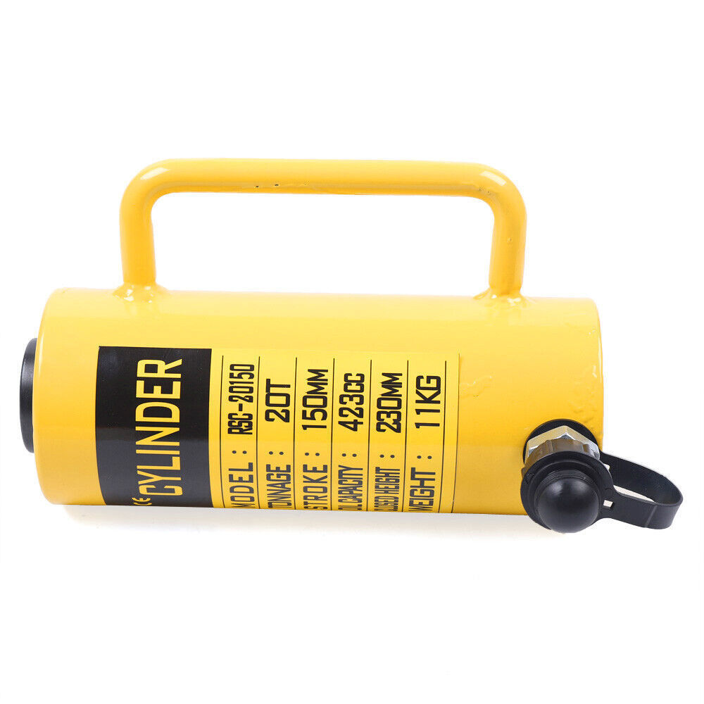 20/50 Ton Hydraulic Cylinder Jack 4"/6" inch Stroke Single Acting Solid Ram Jack