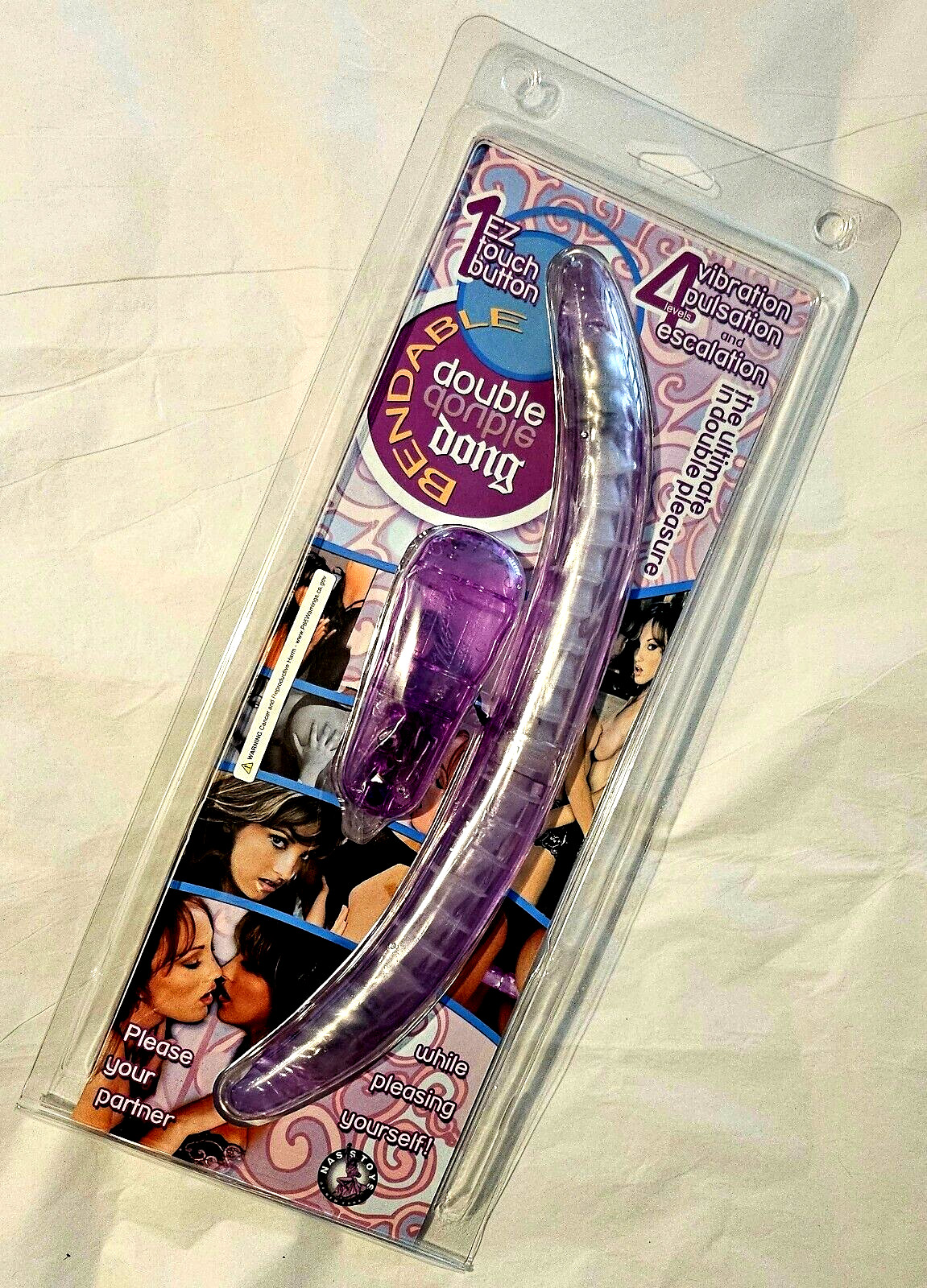 Bendable Flexible Double Dong Vibrator