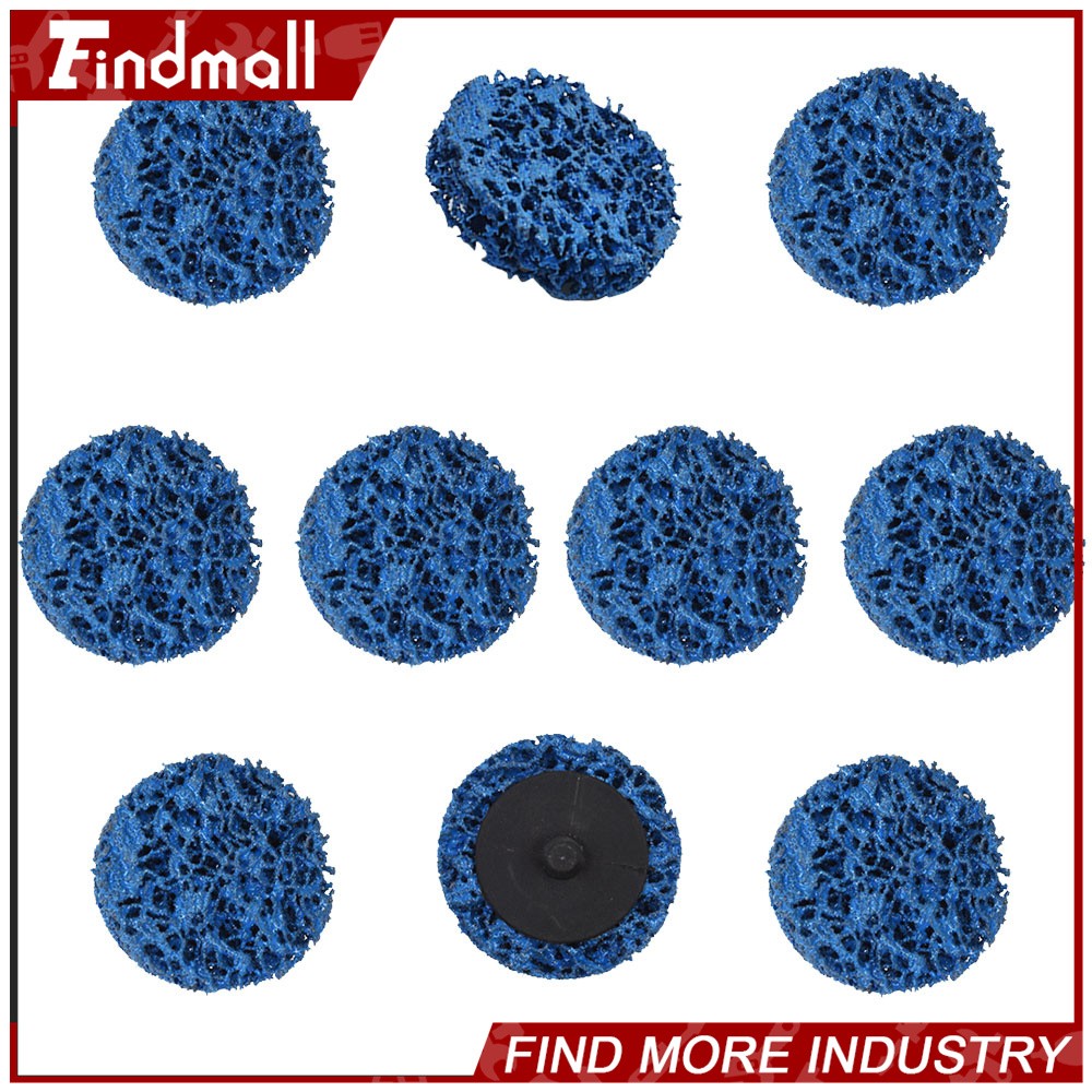 Findmall 10 Pack 2" Blue Quick Change Easy Strip & Clean Discs New