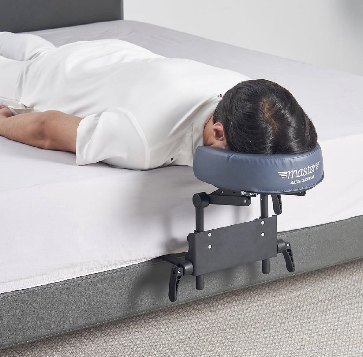 Master Massage Home Use Sleeping Mattress Top Massage Kit-Adjustable Headrest
