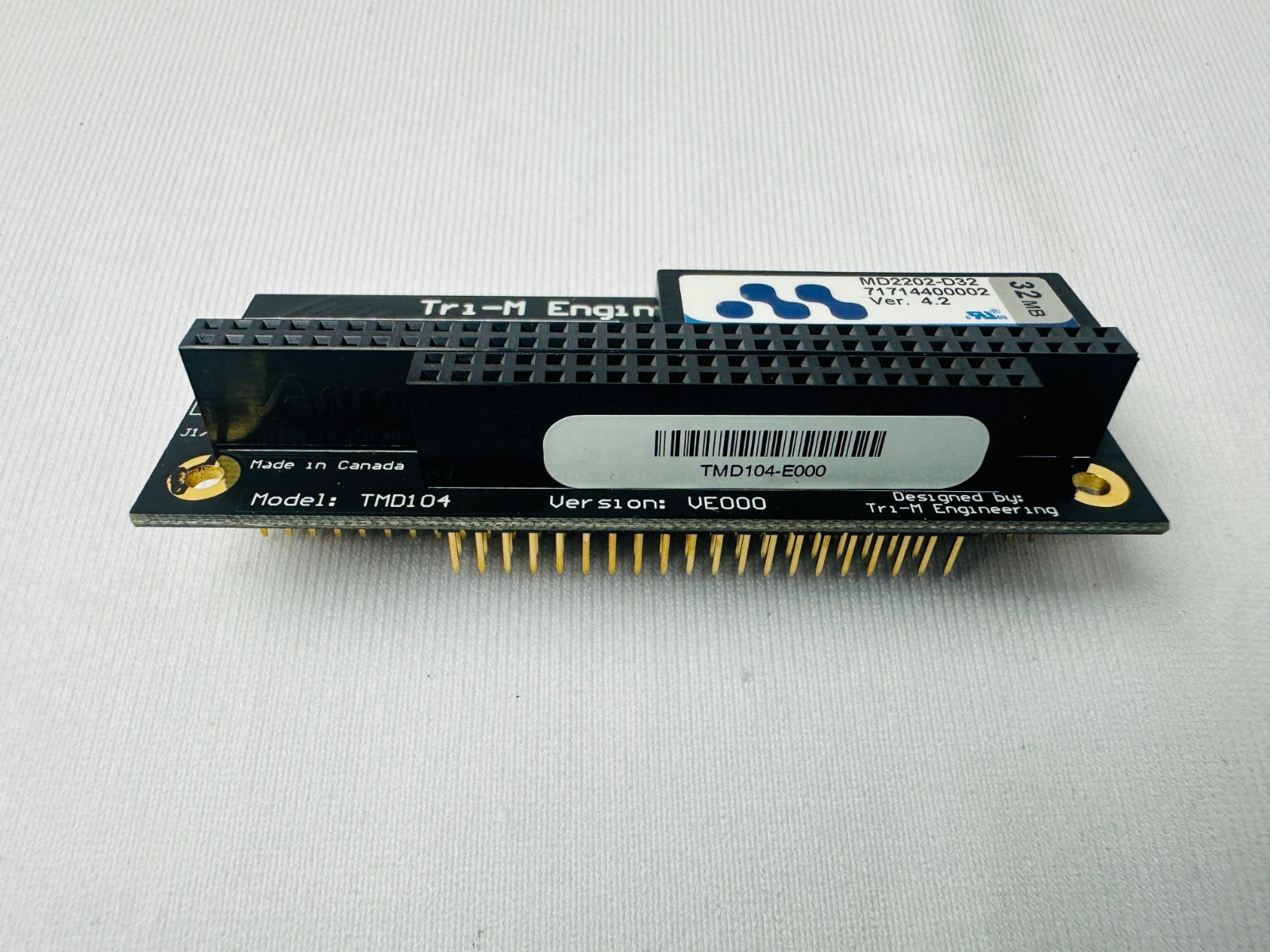 Tri-M Engineering TMD104 TMD104-E000 PC/104 DiskOnChip Carrier Module