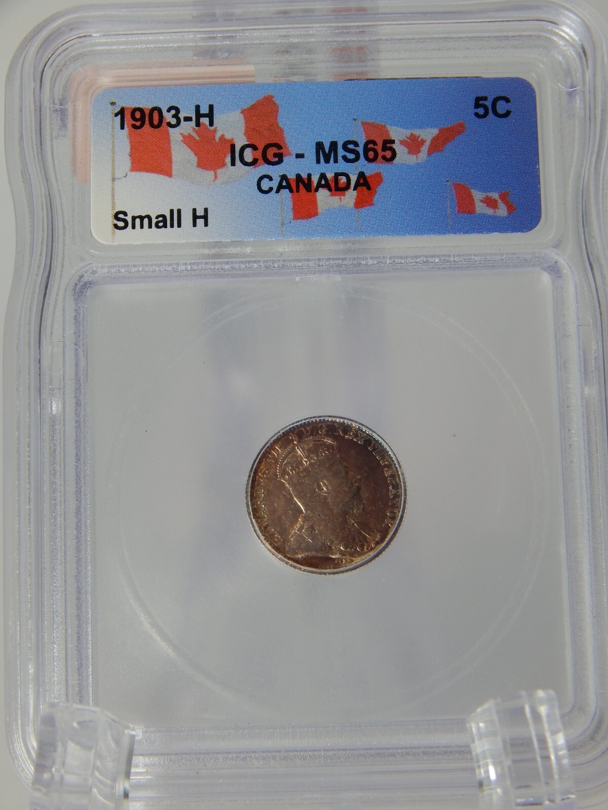 1906 Canada 5 Cent Piece Coin - Nickel - ICG Graded MS 64 (BT762)