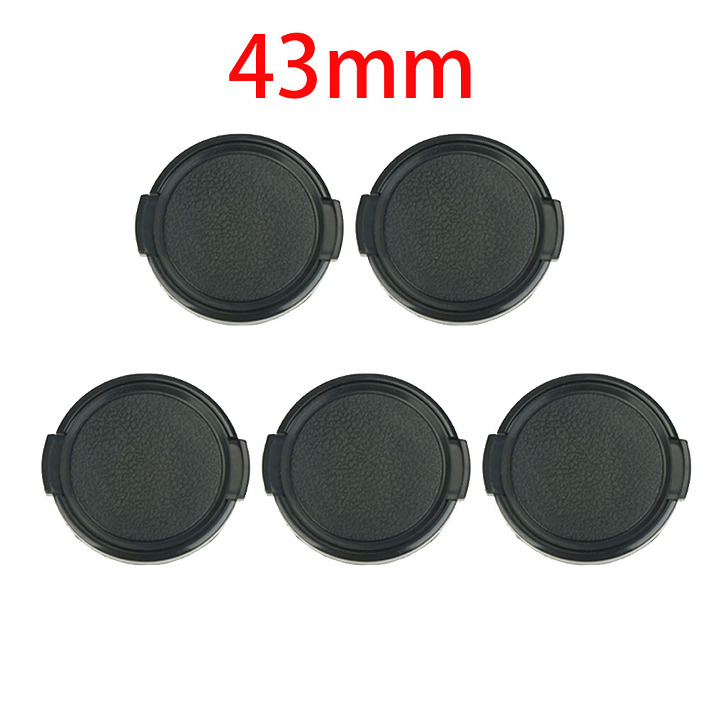 5 x 43mm Snap on Front Cap Fit For Nikon Fuji Olympus Sony Lens DSLR SLR Camera