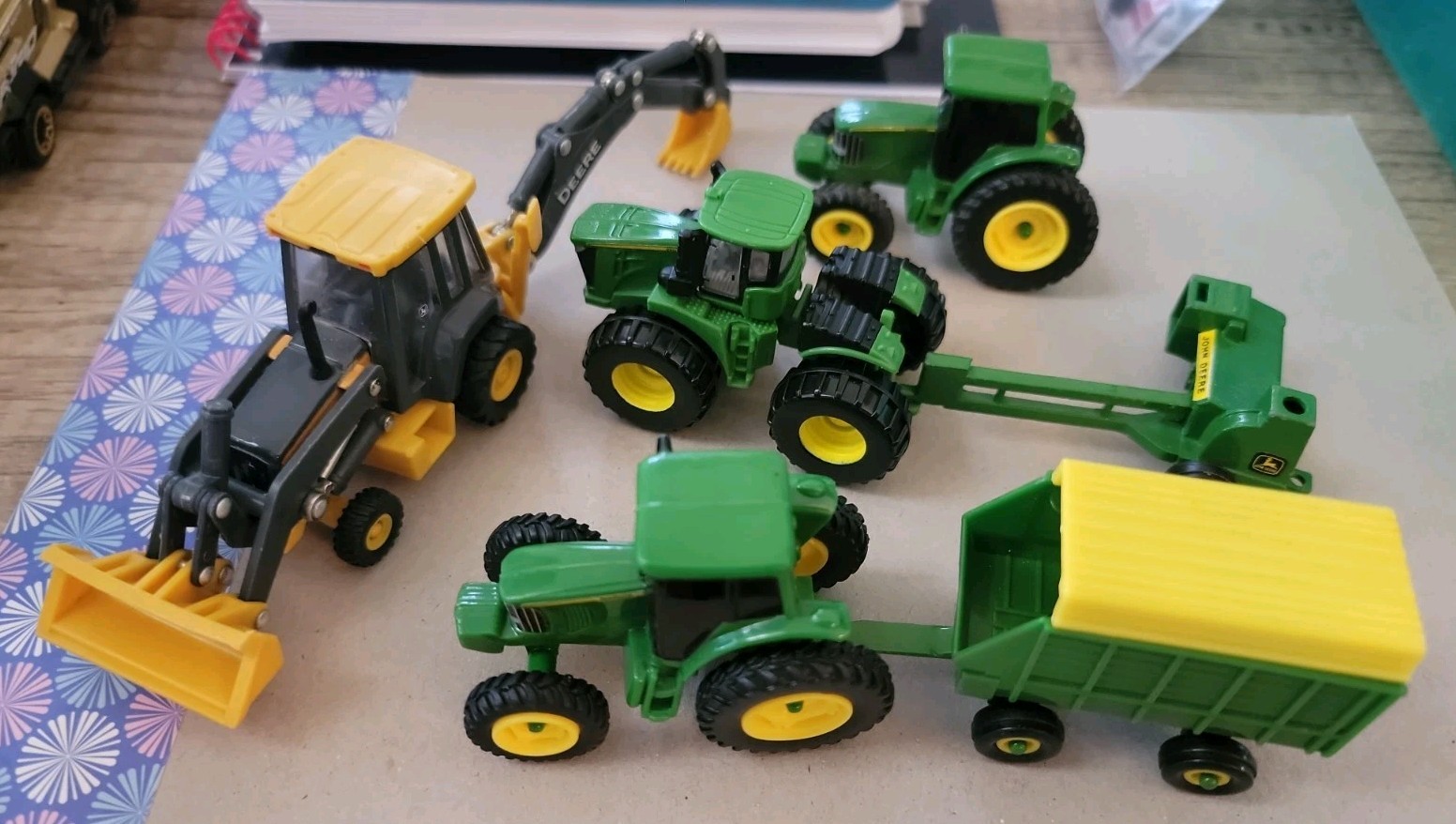 John Deer ERTL Tractor, Farm Vehicle, and Trailer Lot