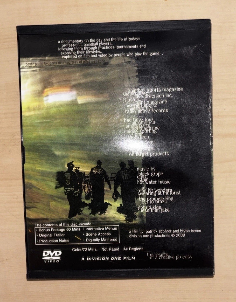Push Paintball DVD Division One Film