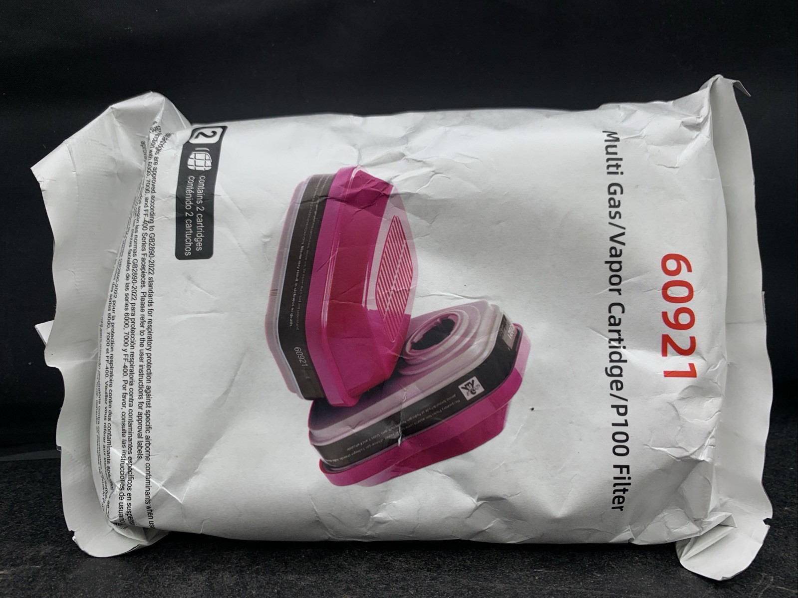 60921 Organic Vapor Filter - 2 Pack