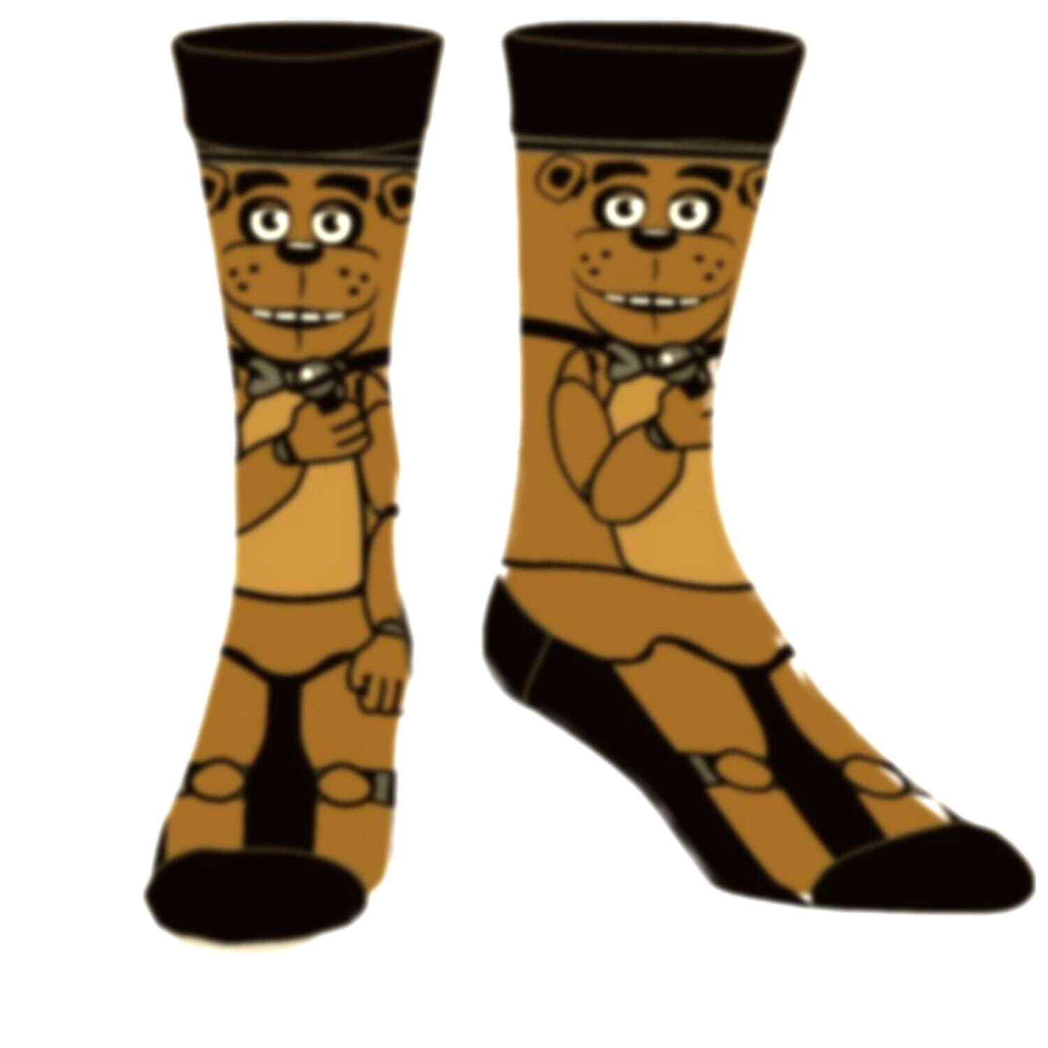 Mens Unisex Horror Movie Five Nights FREDDY FAZBEAR Novelty Character CREW SOCKS