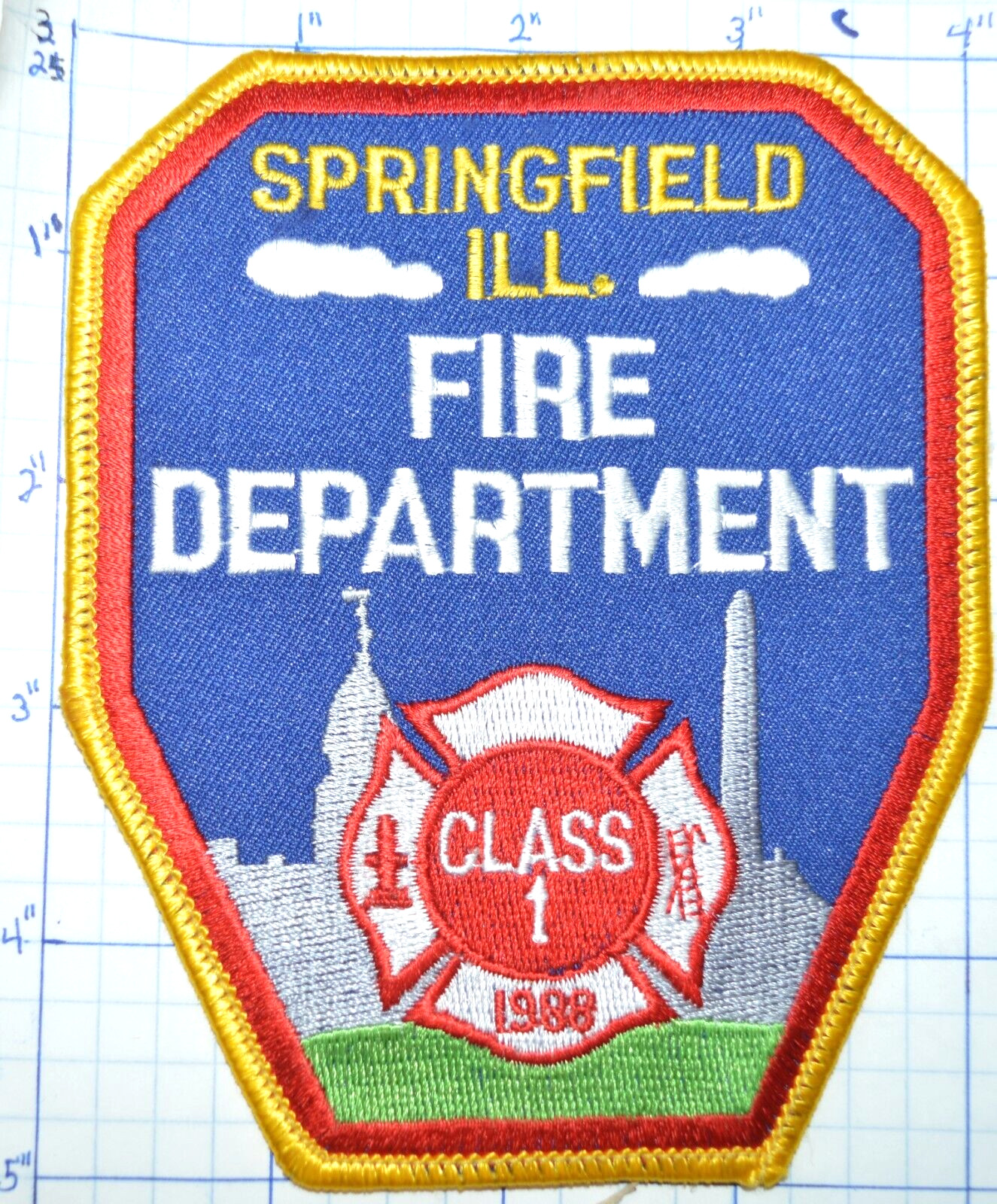 ILLINOIS, SPRINGFIELD FIRE DEPT PATCH