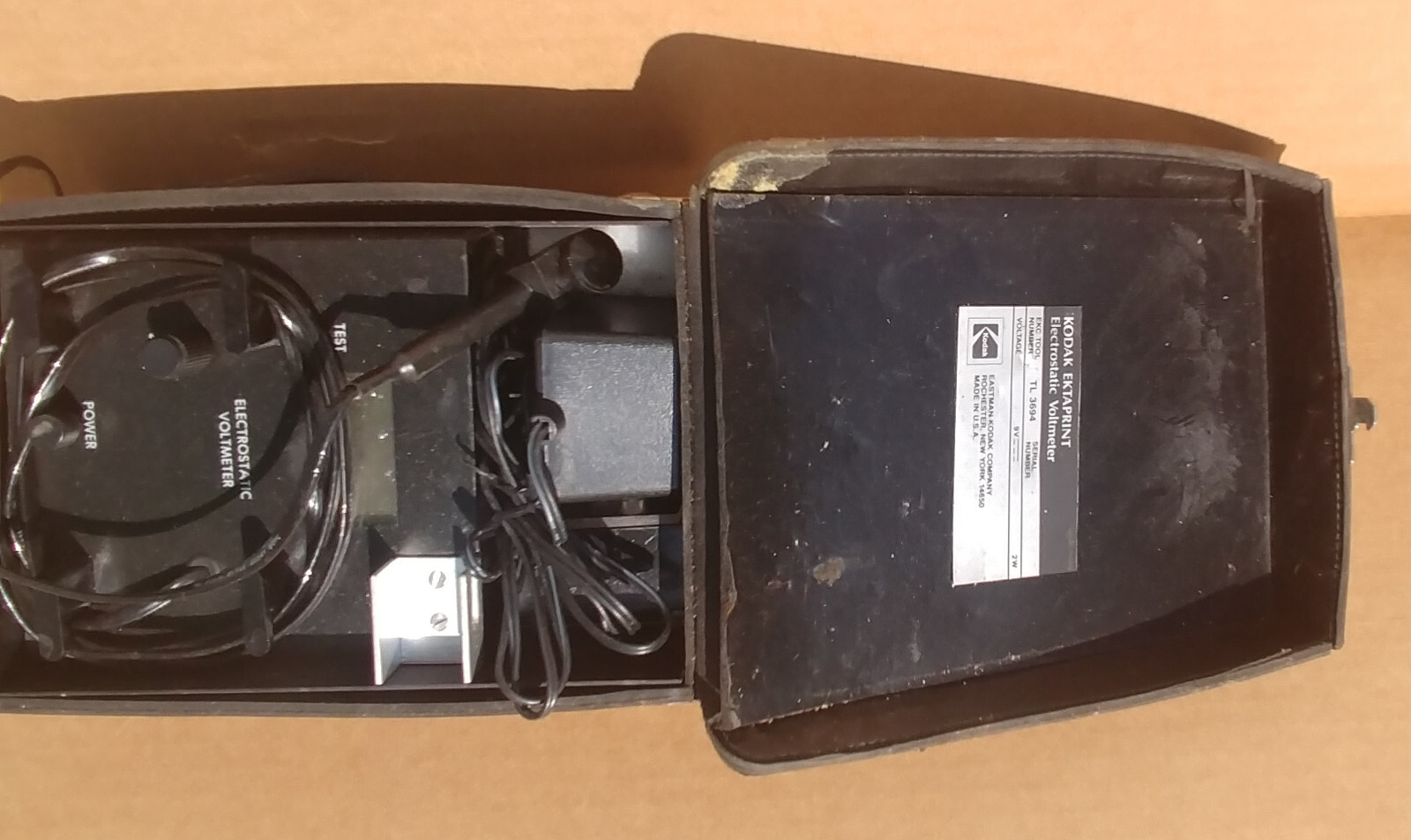 KODAK EKTAPRINT ELECTROSTATIC VOLTMETER TL 3694 as pictured