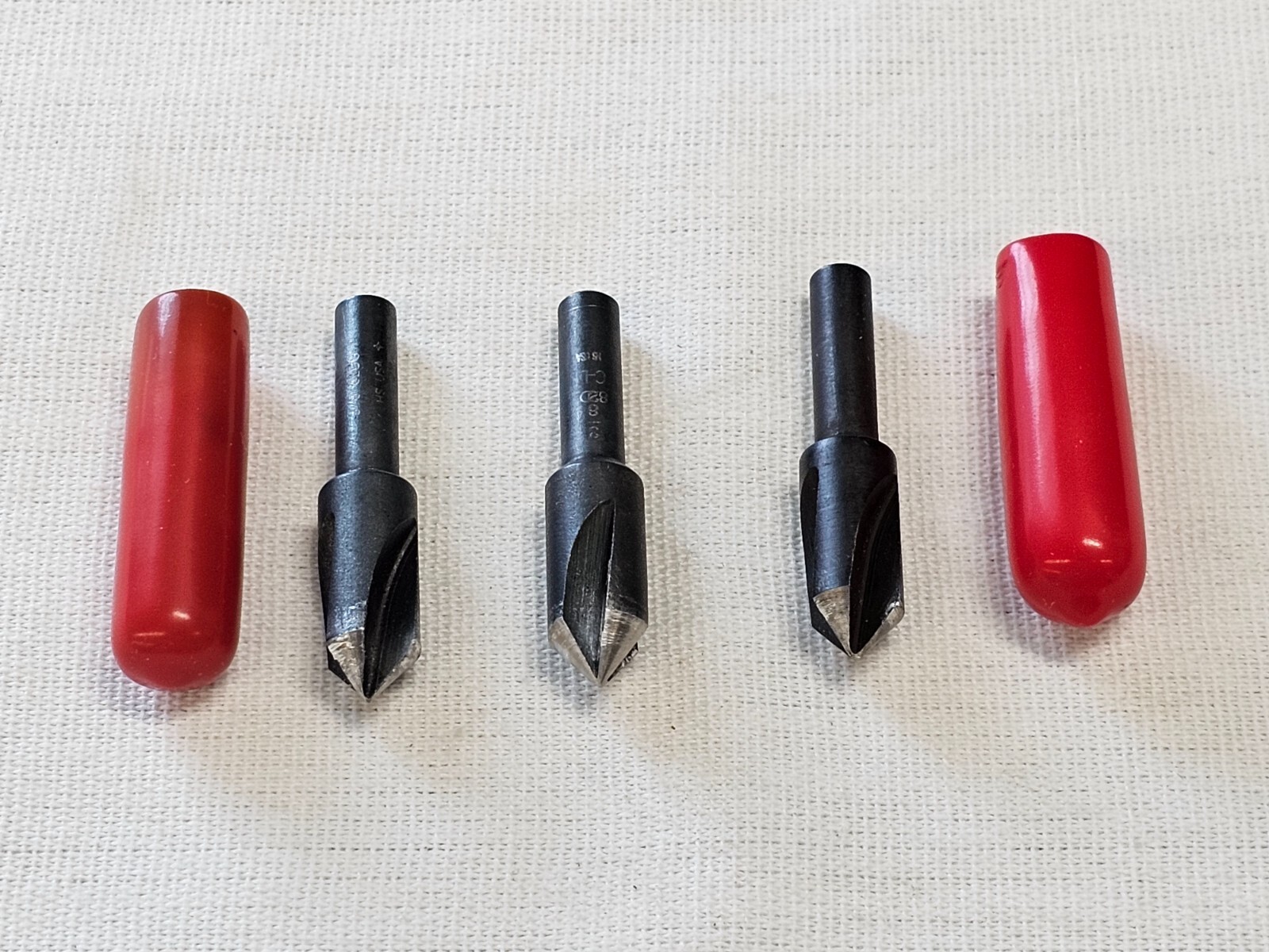 3 Cleveland C-L 3/8" 82 DG Degree Countersink 3 Flute Milling Bit HS C46157 USA