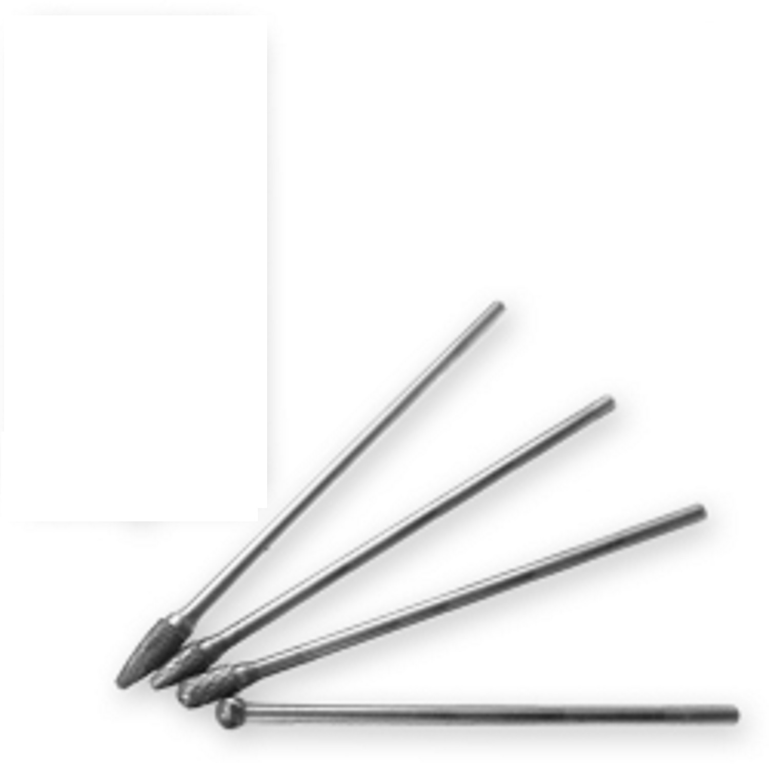 4PC HIGH SPEED SUPER LONG REACH EXTENDED CARBIDE ROTARY TOOL FILE BIT BURR SET