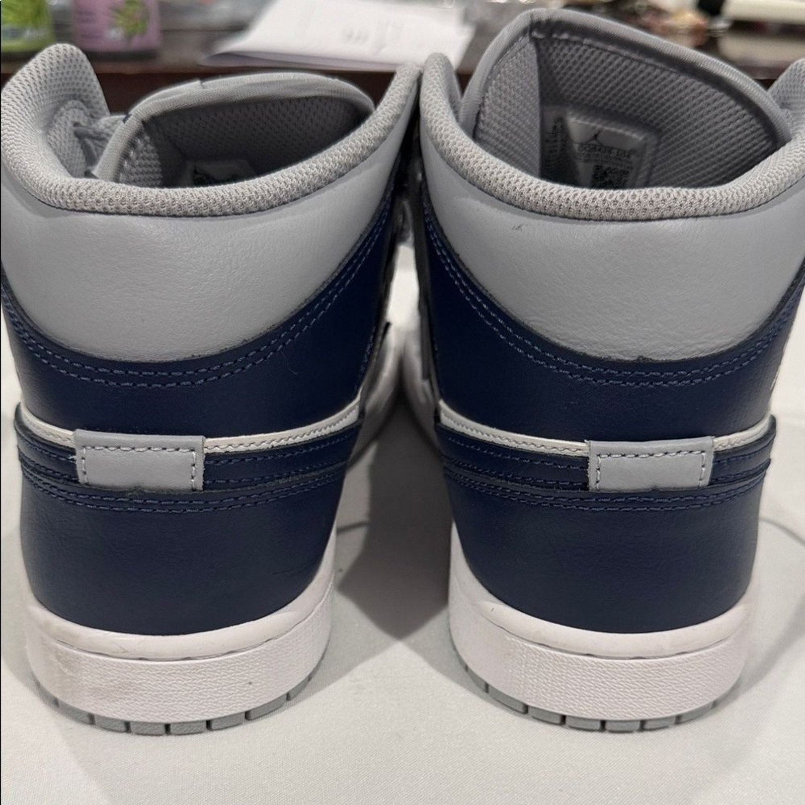 Nike Men's Gray and White Sneakers