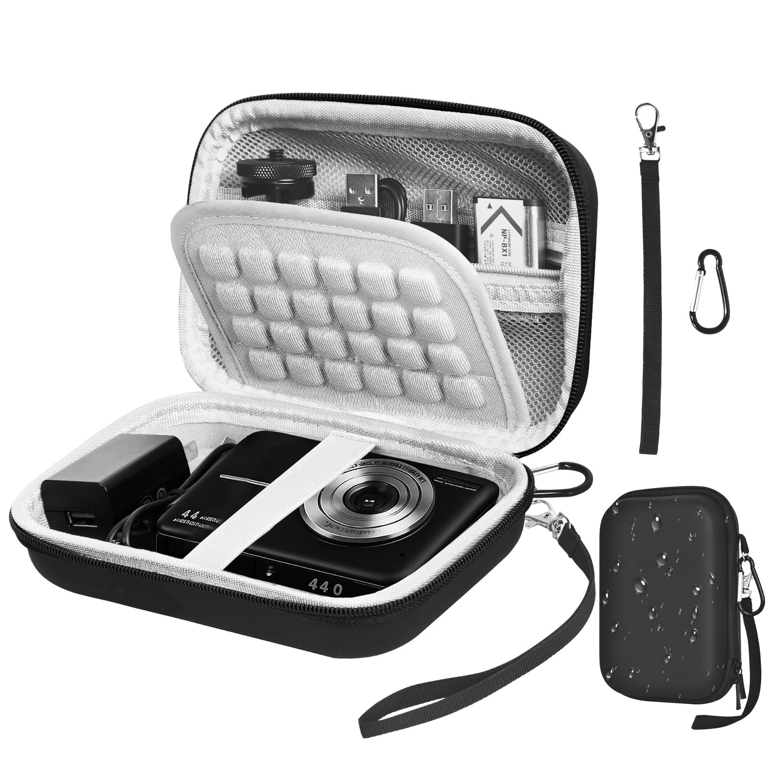 Digital Camera Case, Small Camera Bag(Fit Camera Size 6"x4"x0.9") for VAHOIAL...