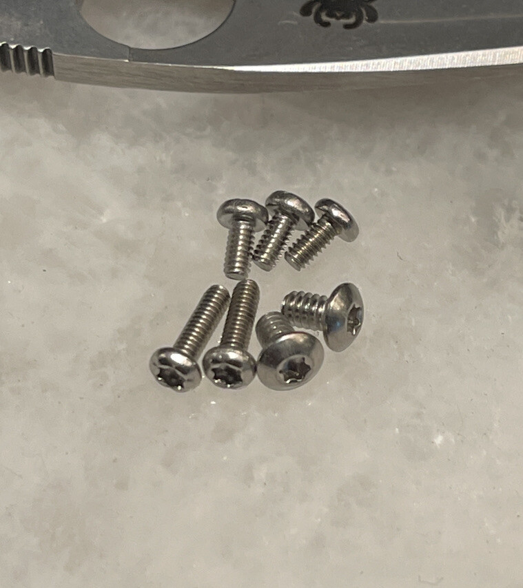 Stainless Steel Torx Screw Set For Spyderco Native 5  Lightweight FRN Handle