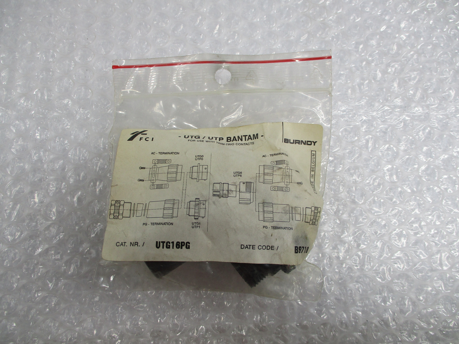 FCI UTG16PG CONNECTOR NSMP