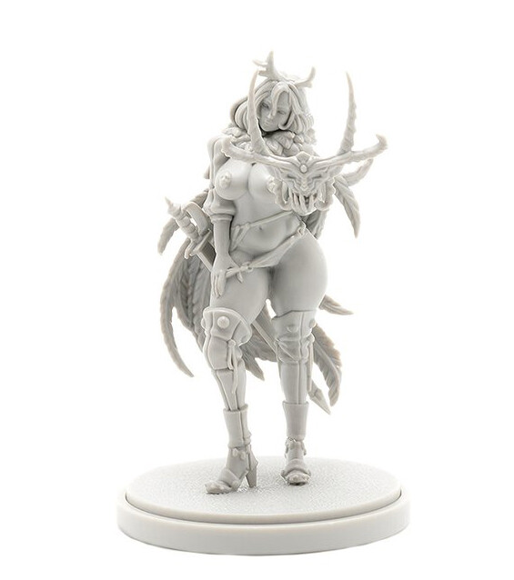 █  Pinup Dragon Goblin 30mm Kingdom Death Resin Unassembled Unbuild WH414