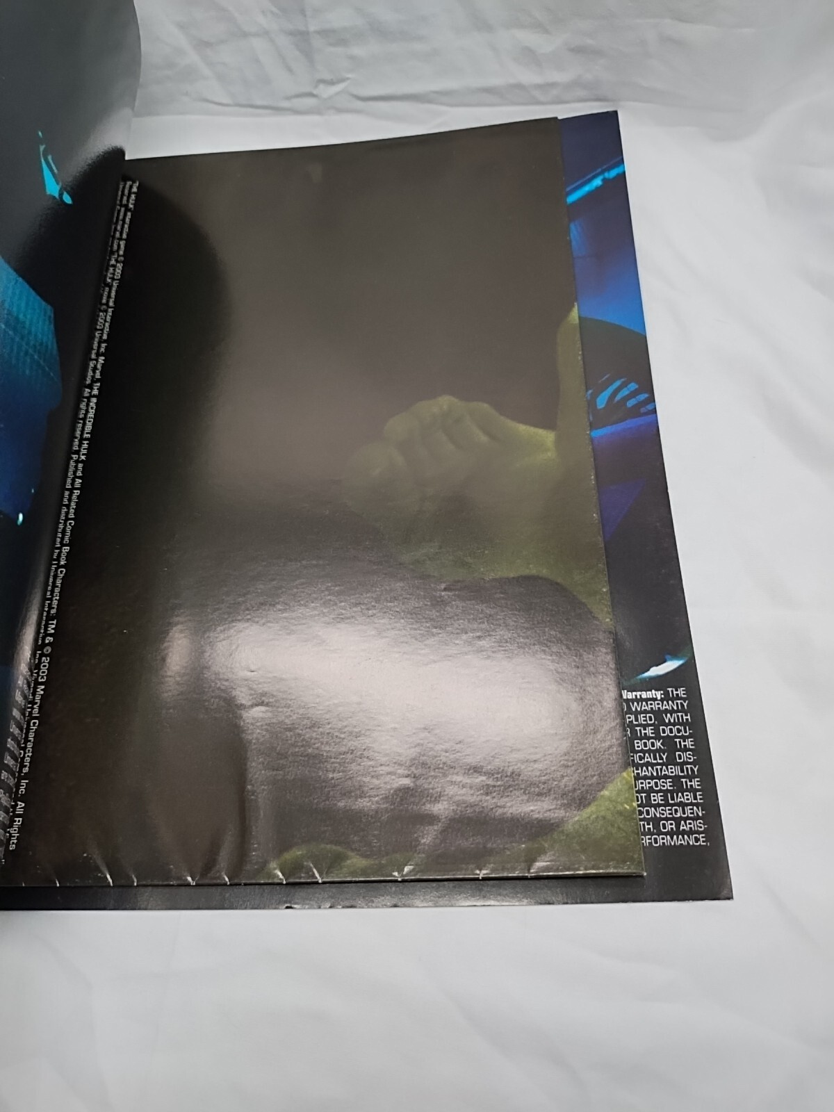 Hulk Official Strategy Guide Book With Poster Insert