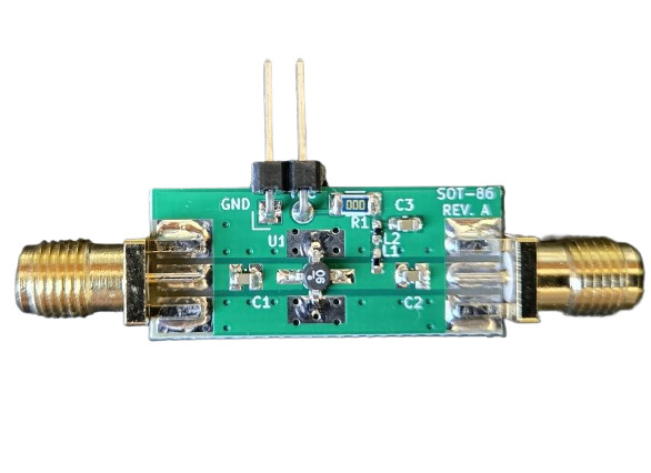 MAR-6SM+ Broadband RF Amplifier Development Evaluation Board Assembly, F-F