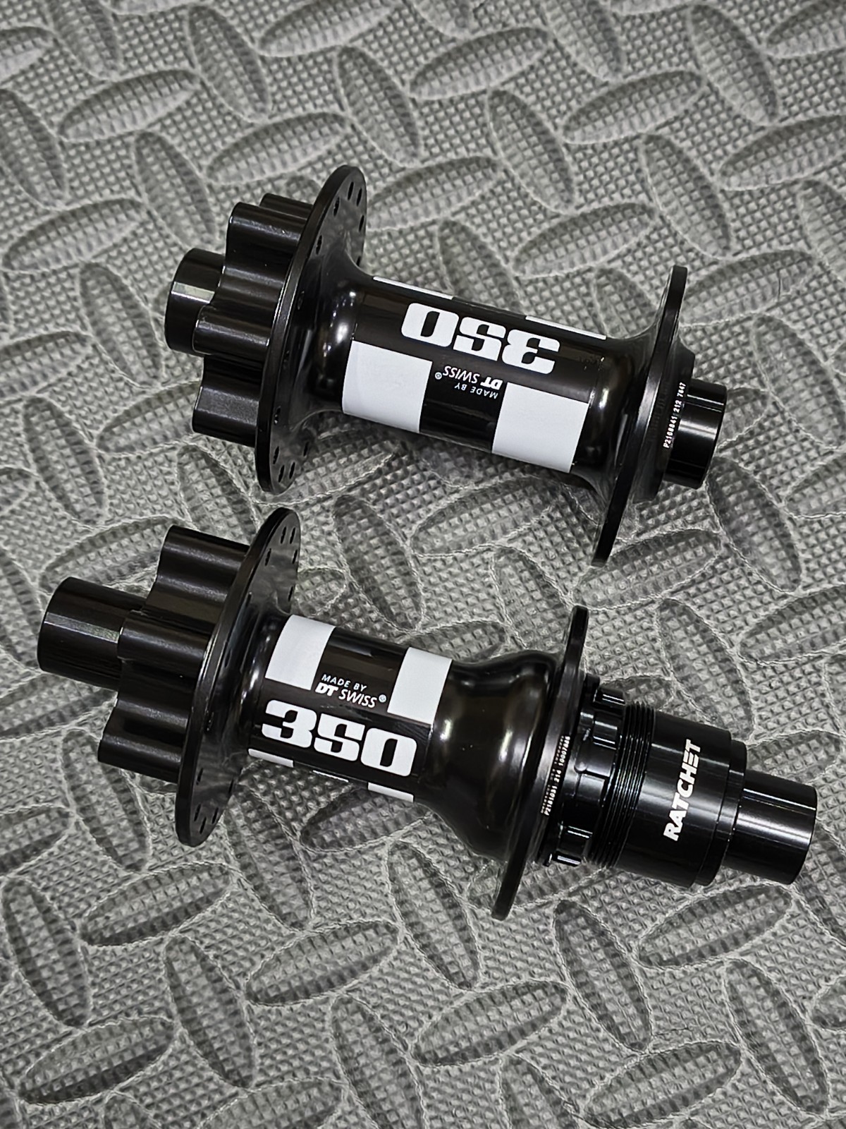 DT Swiss 350 Hubs 15x110 12x148 32H xD Freehub 6-Bolt Ratchet 36T F/R Set