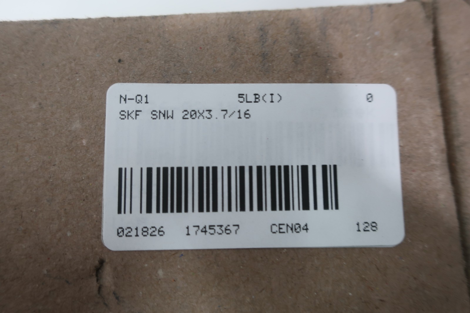 Skf SNW 20X3.7/16 Adapter Assembly