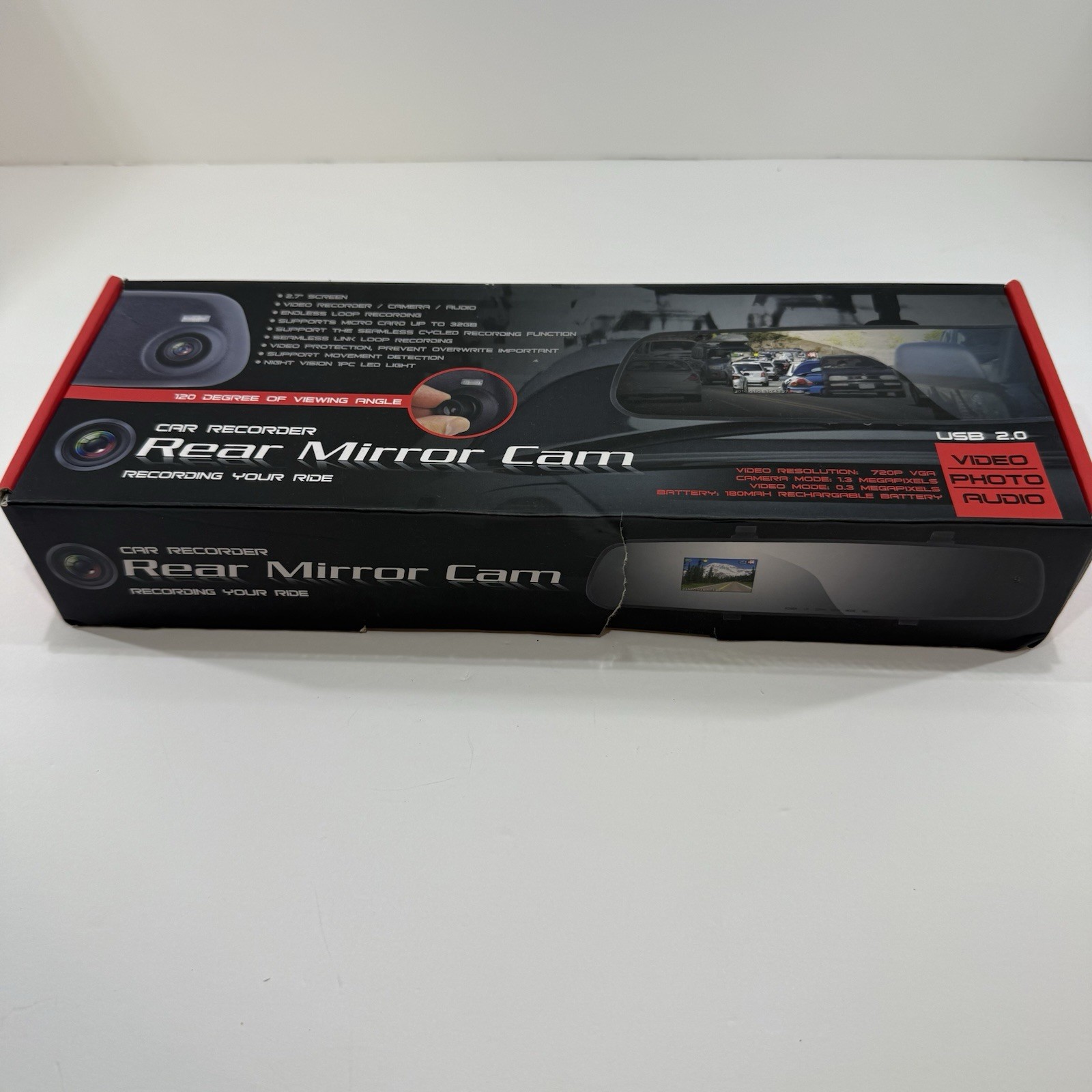 Car Recorder Rear Mirror Cam