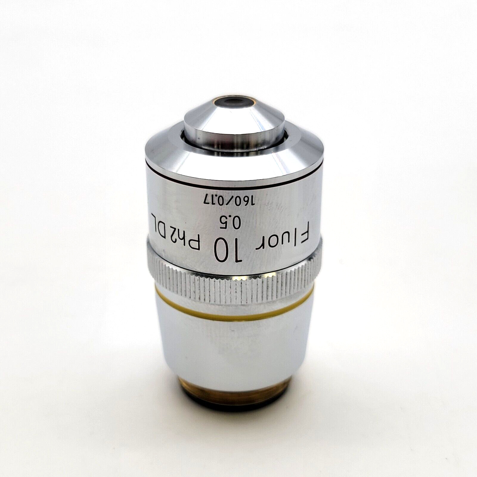 Nikon Microscope Objective Fluor 10x Ph2 DL 160/0.17 Phase Contrast