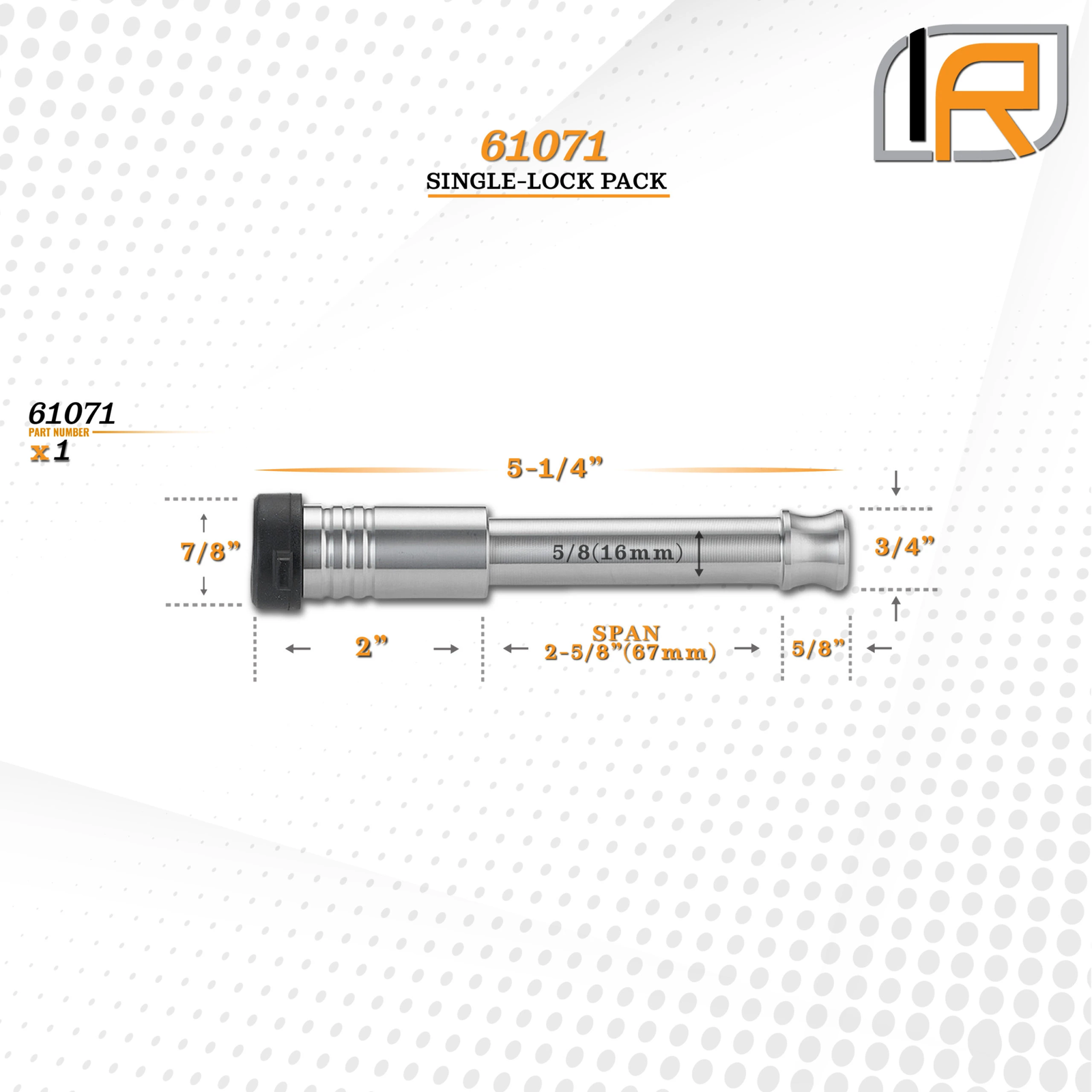 SS Hitch Lock (Infiniterule) for 2" receiver