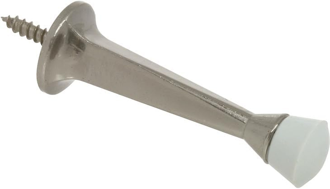 Hardware 402190- Hd Rigid Door Stop 3", Satin Nickel