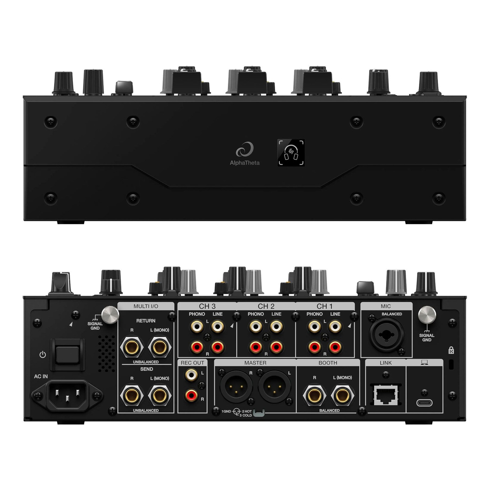 AlphaTheta: DJM-V5 3-Channel DJ Mixer (Open Box Special)