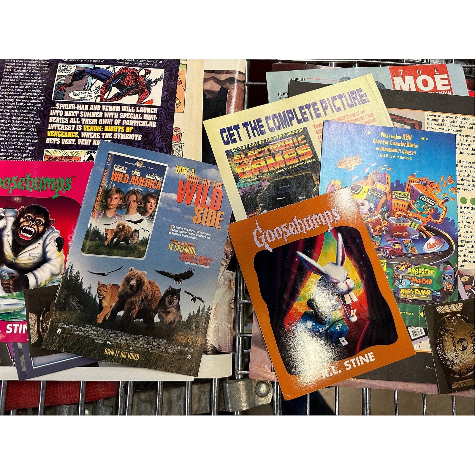 Retro Authentic 1990's Paper Ephemera Bundle -Approx. 20 Pc -Scrapbook/Craft
