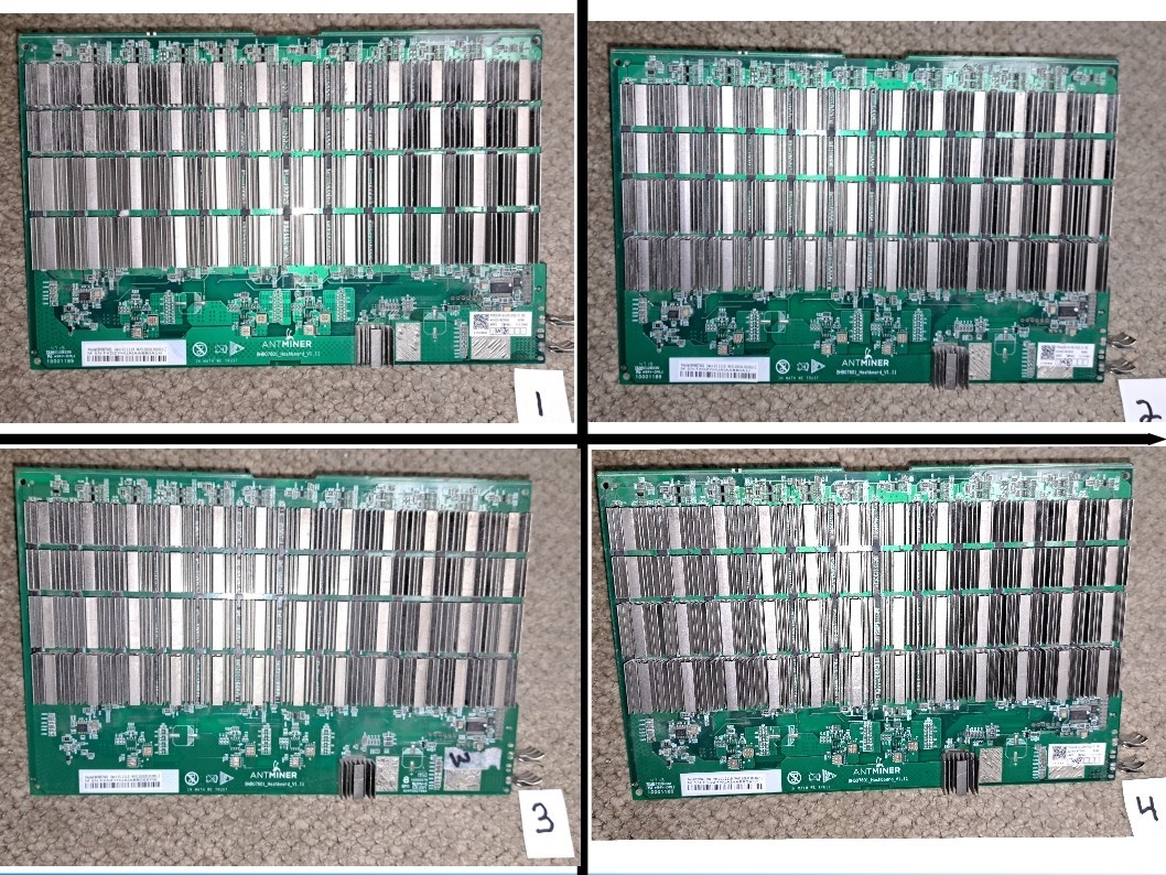 Antminer S17 Pro - Bitcoin Hash Board Parts/Repair4 Items/Bundle:  -Not Hashing-