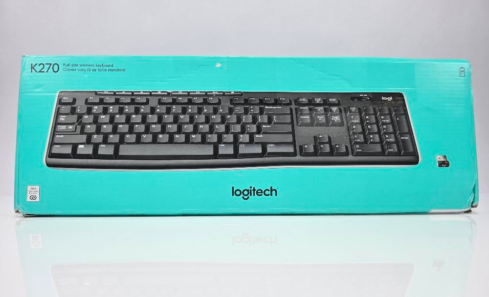 Logitech K270 Wireless Keyboard USB Unifying Receiver Full Size