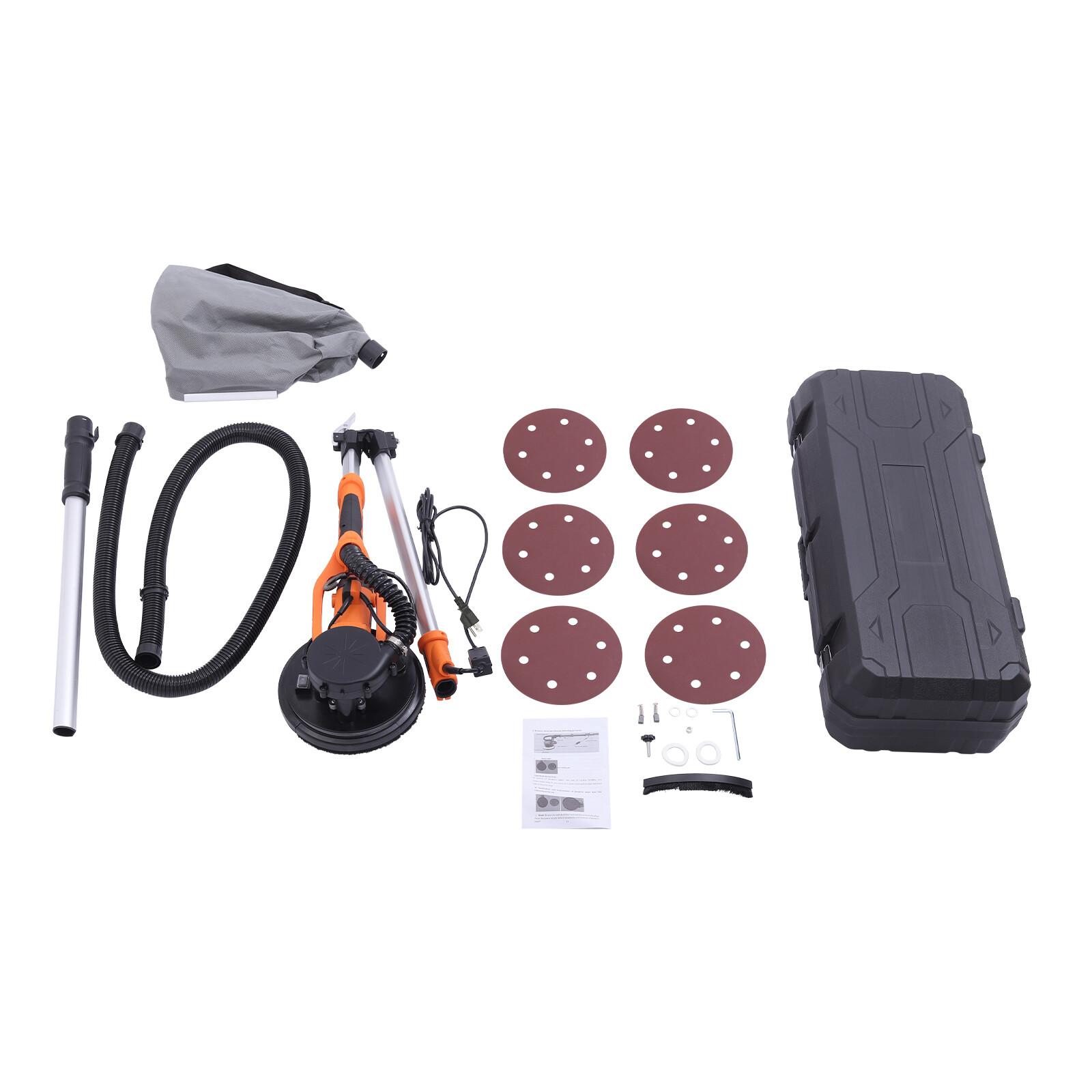 Electric Ceiling Wall Sander +Dust Collection,Variable Speed Drywall Sander 850W