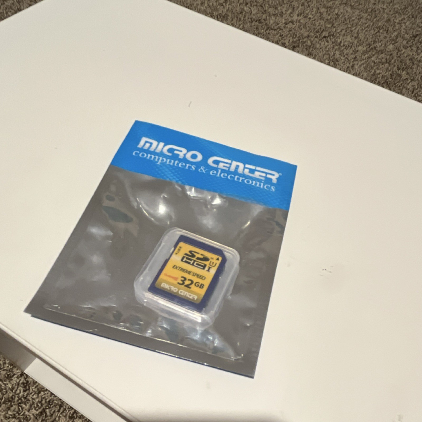 Micro Center 32GB SDHC UHS-I Class 10 Extreme Speed Memory Card