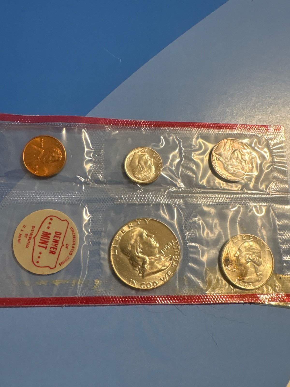 1962 D Silver Mint Set