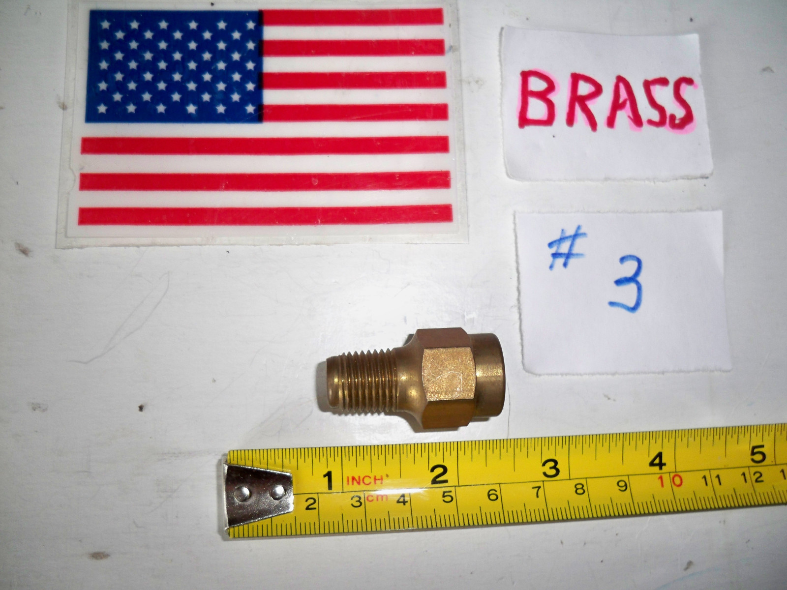 Brass Pressure  Gauge Snubber Filter 1/4" M NPT x 1/4" F NPT-  MADE IN USA
