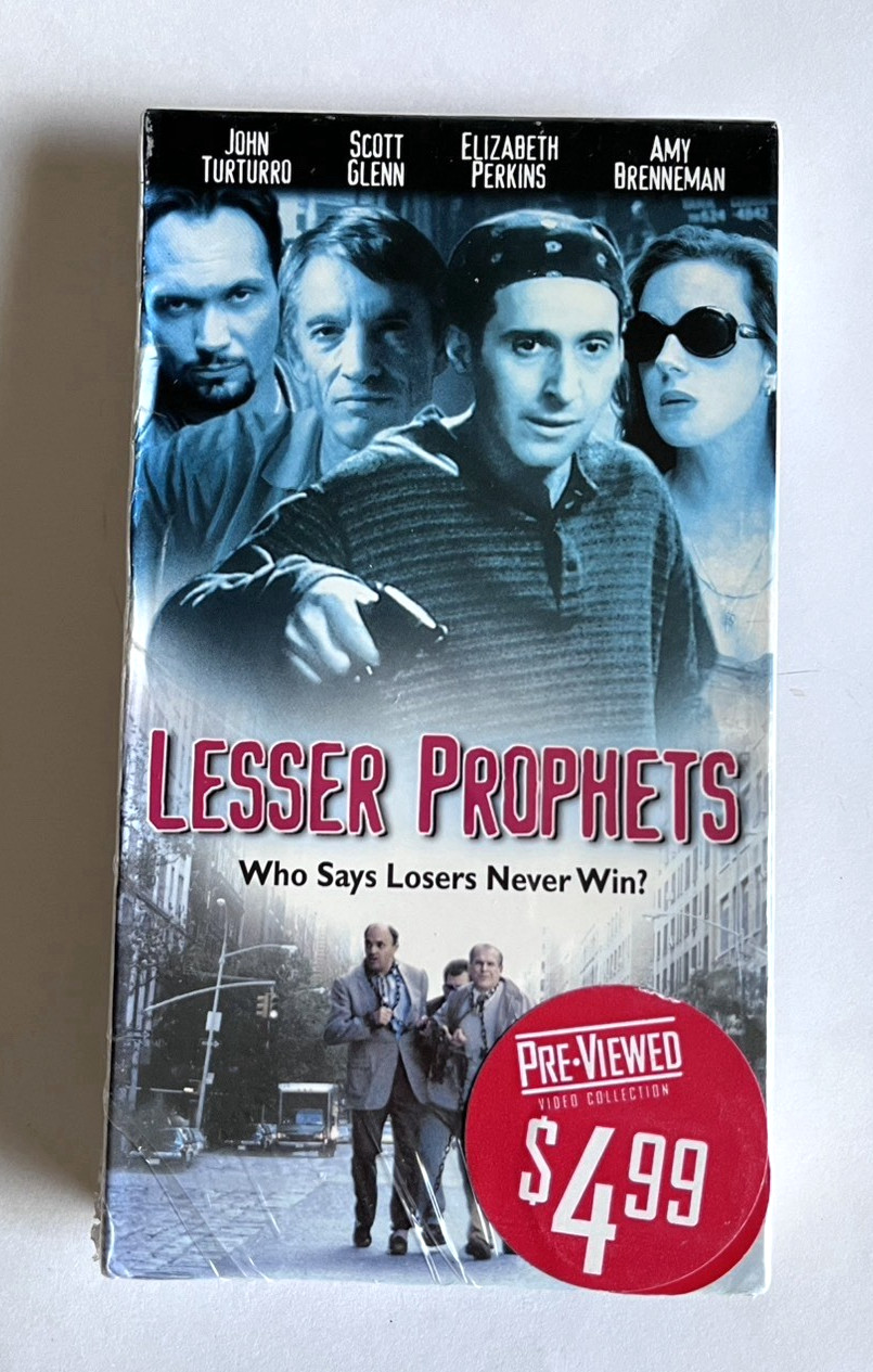 Lesser Prophets Who Says Losers Never Win! VHS Tape Sealed Former Rental